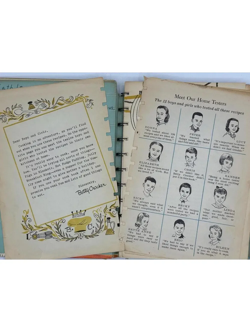 Betty Crocker Cook Book for Boys and Girls, 1957 First Edition Hardcover